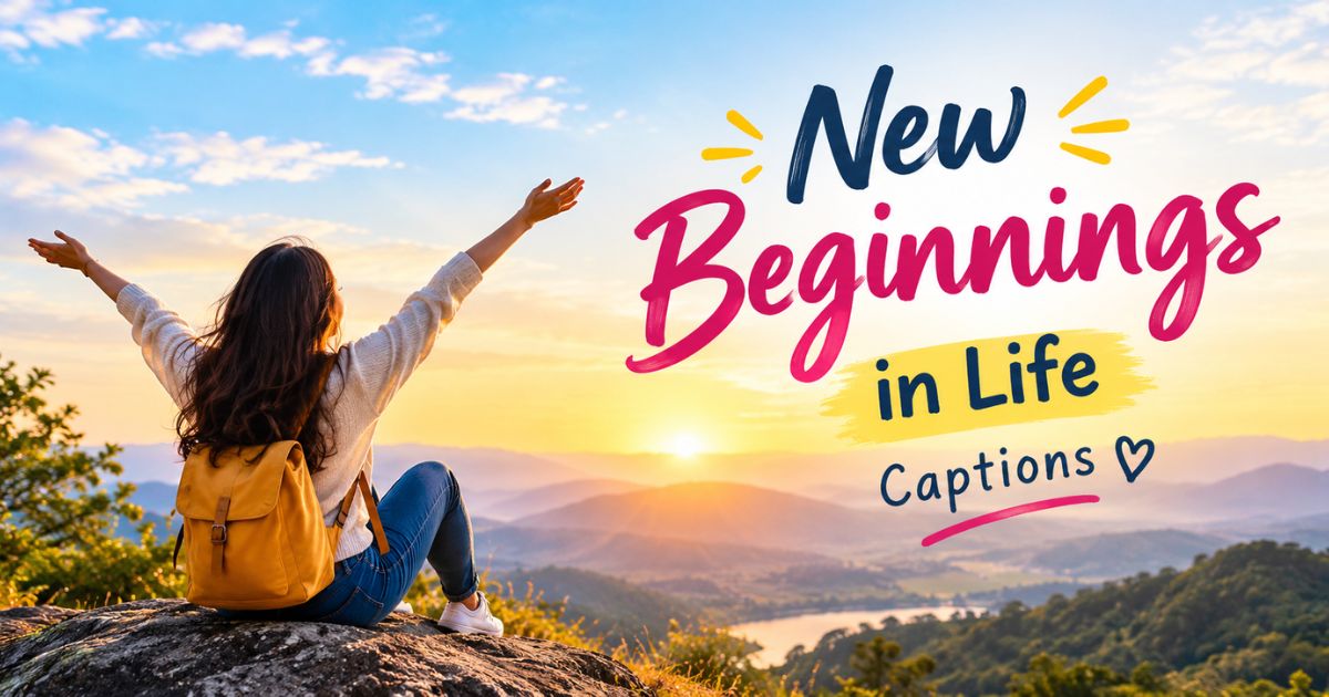 captions on new beginning